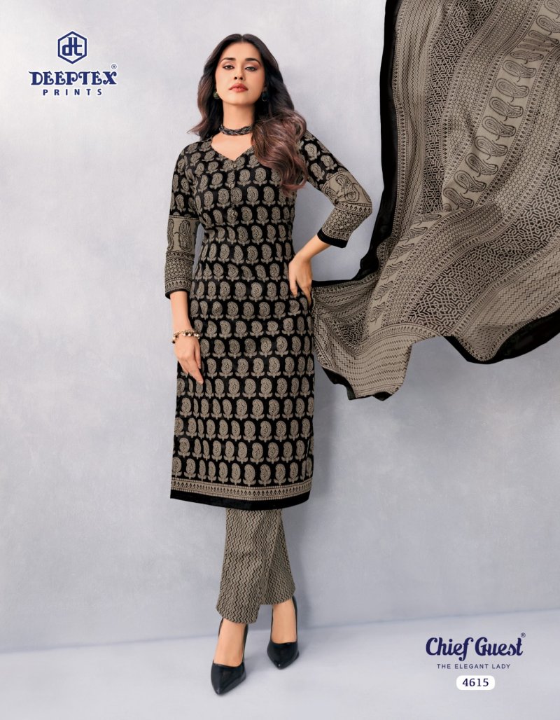 Chief Guest Vol 46 By Deeptex Cotton Printed Dress Material